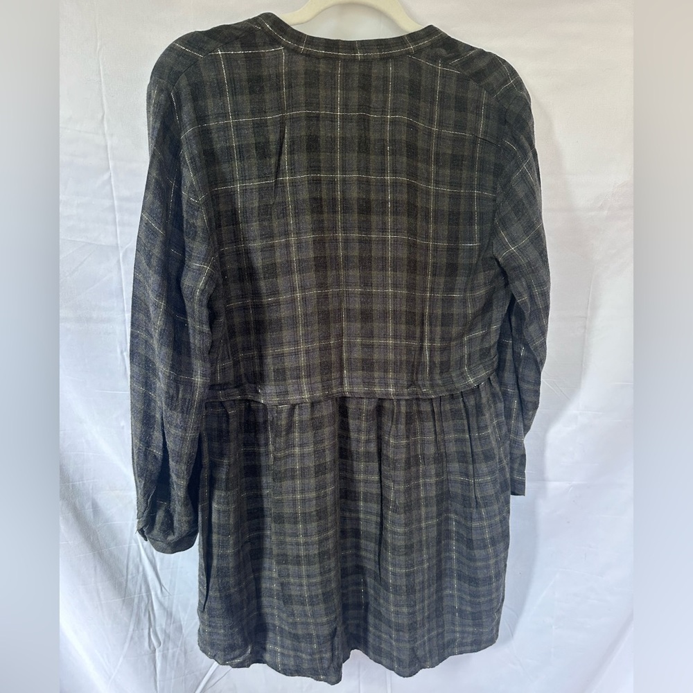 Zara plaid Tunic top/mini dress - Picture 4 of 8